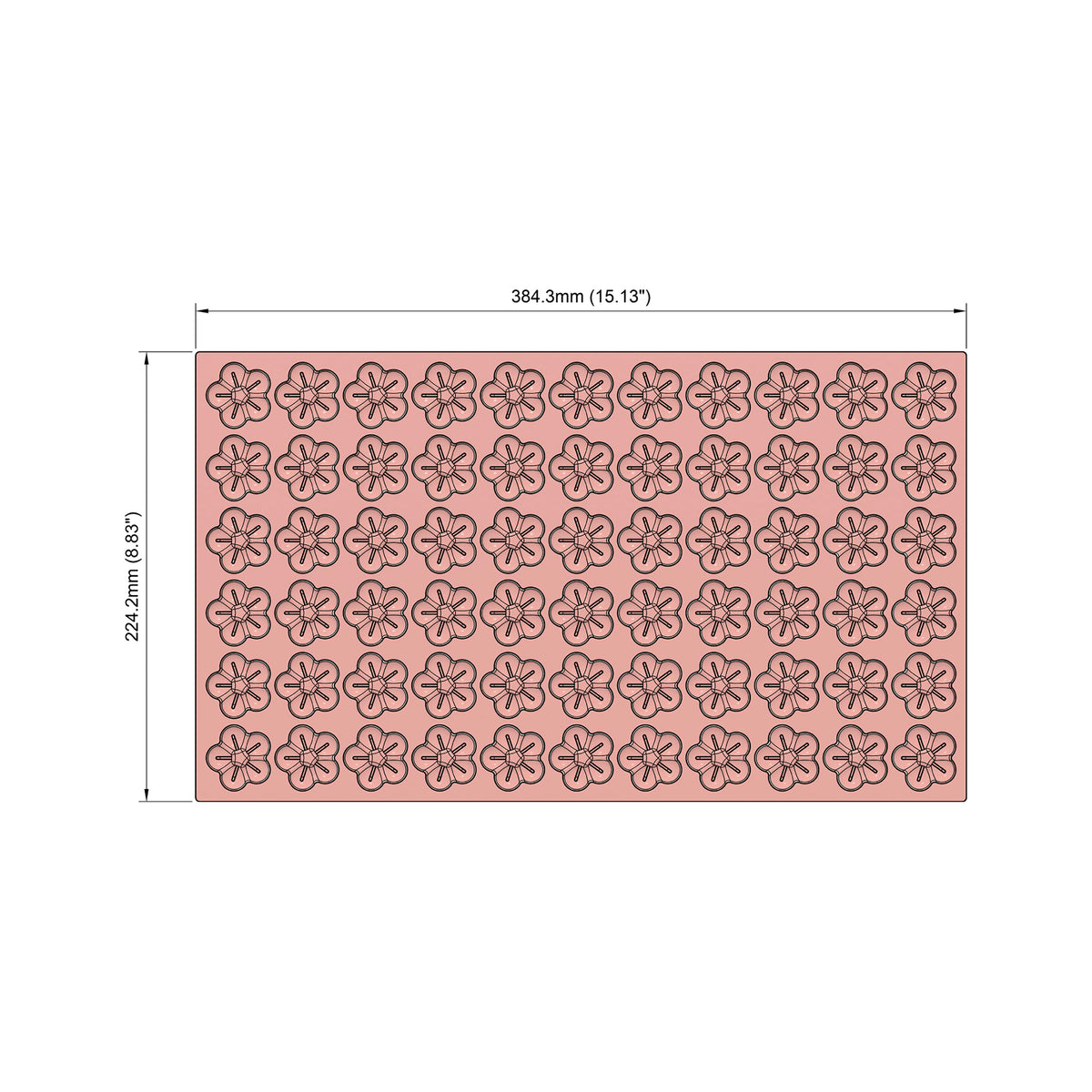 7.5mL Flower Gummy Mold