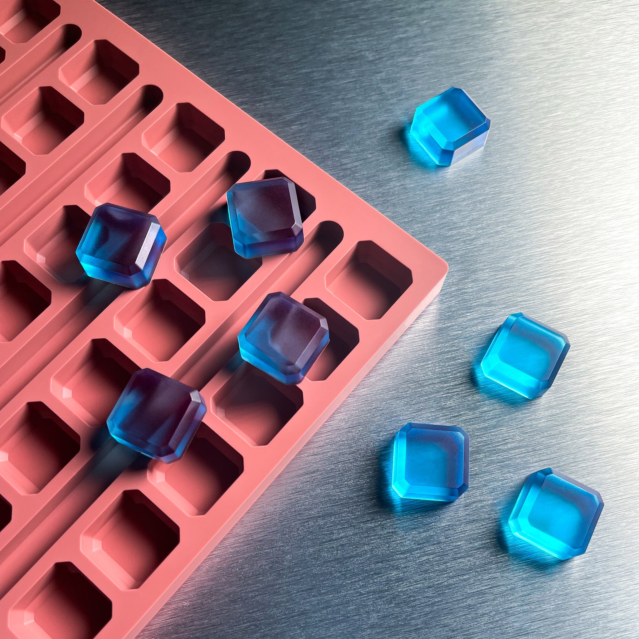 Square Gem Gummy Mold | Universal Depositor Molds