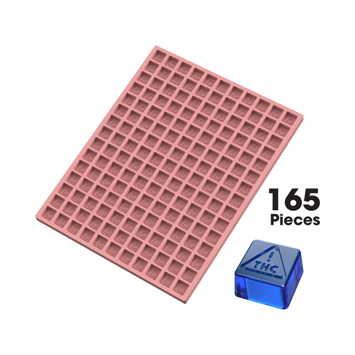 4mL Square Gummy Mold - Nevada THC Symbol