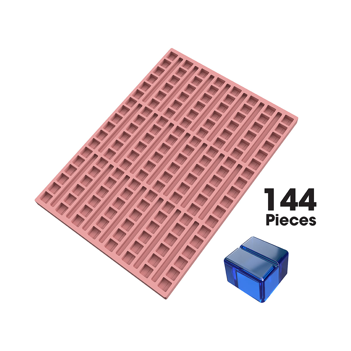 2.3mL Multidose Square Gummy Mold - Universal Depositor